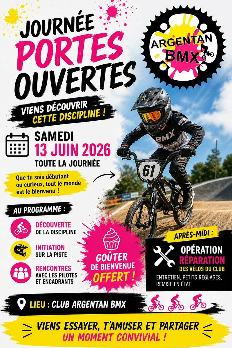 Porte ouverte le samedi 13 juin 2026
