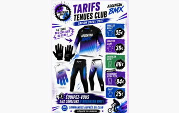 ESSAYAGE DES TENUES – ARGENTAN BMX